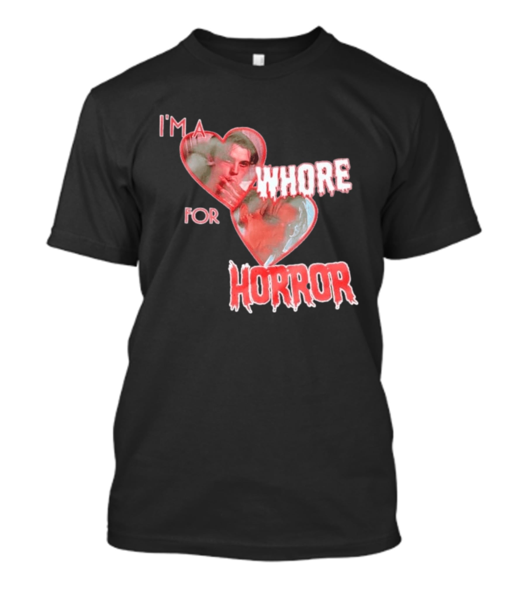 Billy Loomis I'm A Whore For Horror Bloody Heart T-Shirt