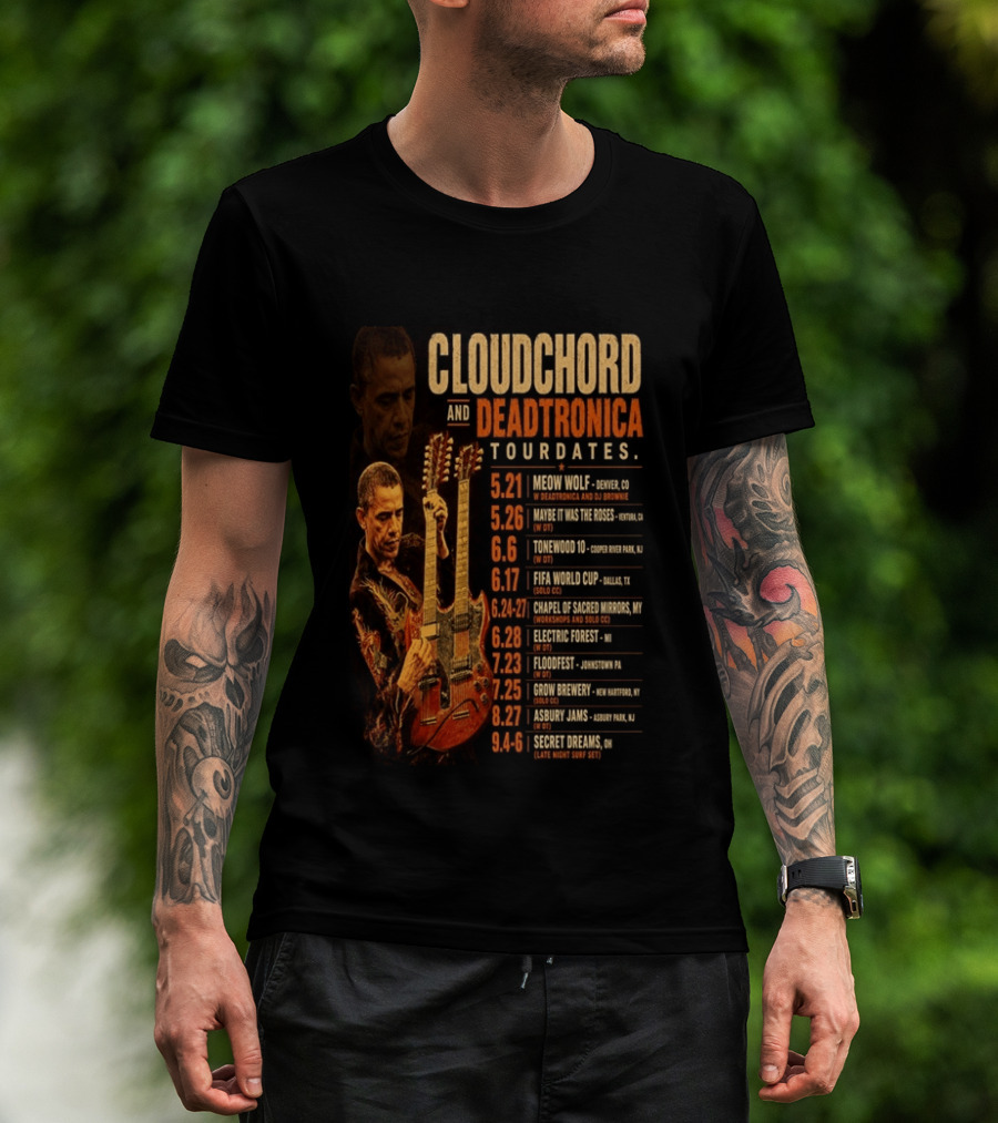 Cloudchord And Deadtronica Tourdates 2026 Meow Wolf Denver Secret Dreams Ohio T-Shirt