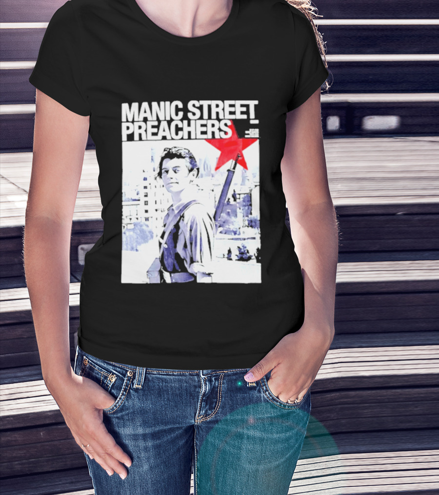Manic Street Preachers Red Star Image T-Shirt