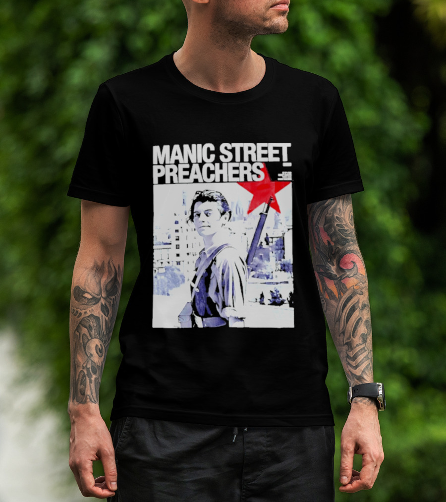 Manic Street Preachers Red Star Image T-Shirt