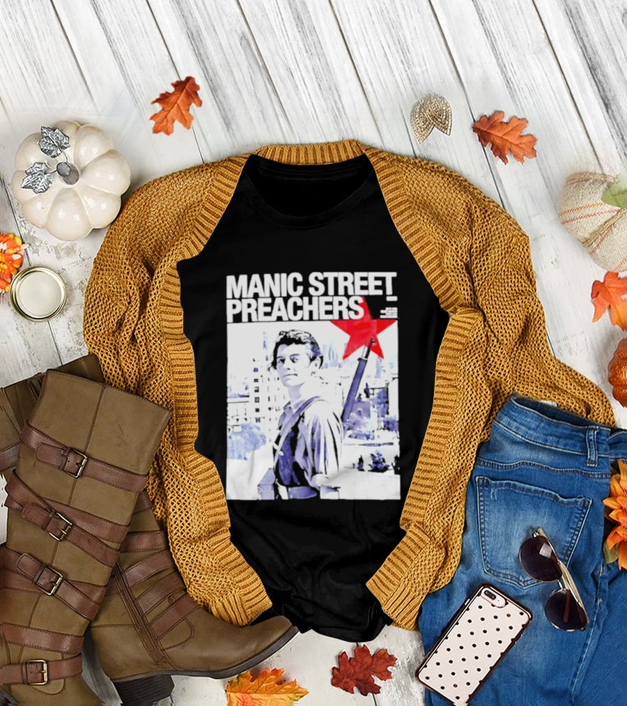 Manic Street Preachers Red Star Image T-Shirt
