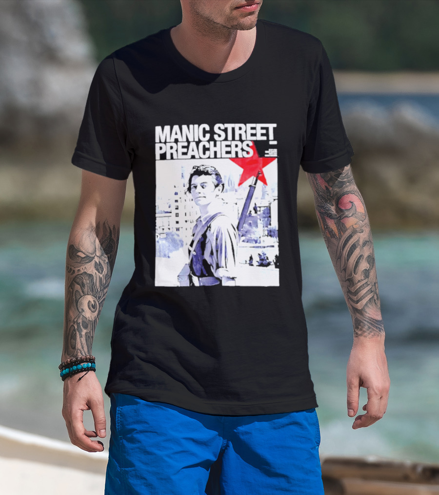 Manic Street Preachers Red Star Image T-Shirt
