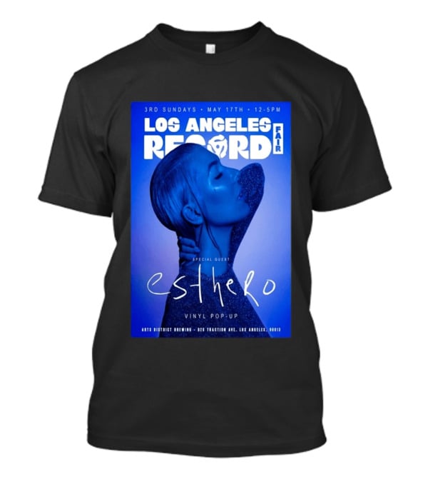 Los Angeles Record Fair May 17 Special Guest Esthero Vinyl Pop Up Arts District Brewing T-Shirt