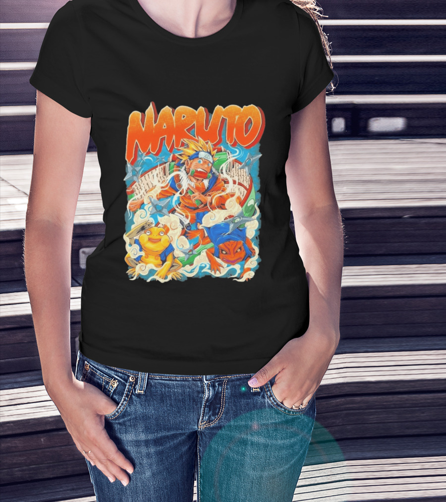Naruto Uzumaki Toad Summoning Adventure Anime Ninja T-Shirt