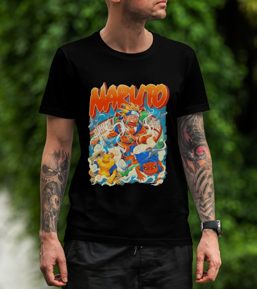 Naruto Uzumaki Toad Summoning Adventure Anime Ninja T-Shirt