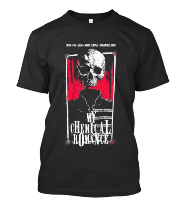 My Chemical Romance Skull May 14 2026 Columbus OH T-Shirt