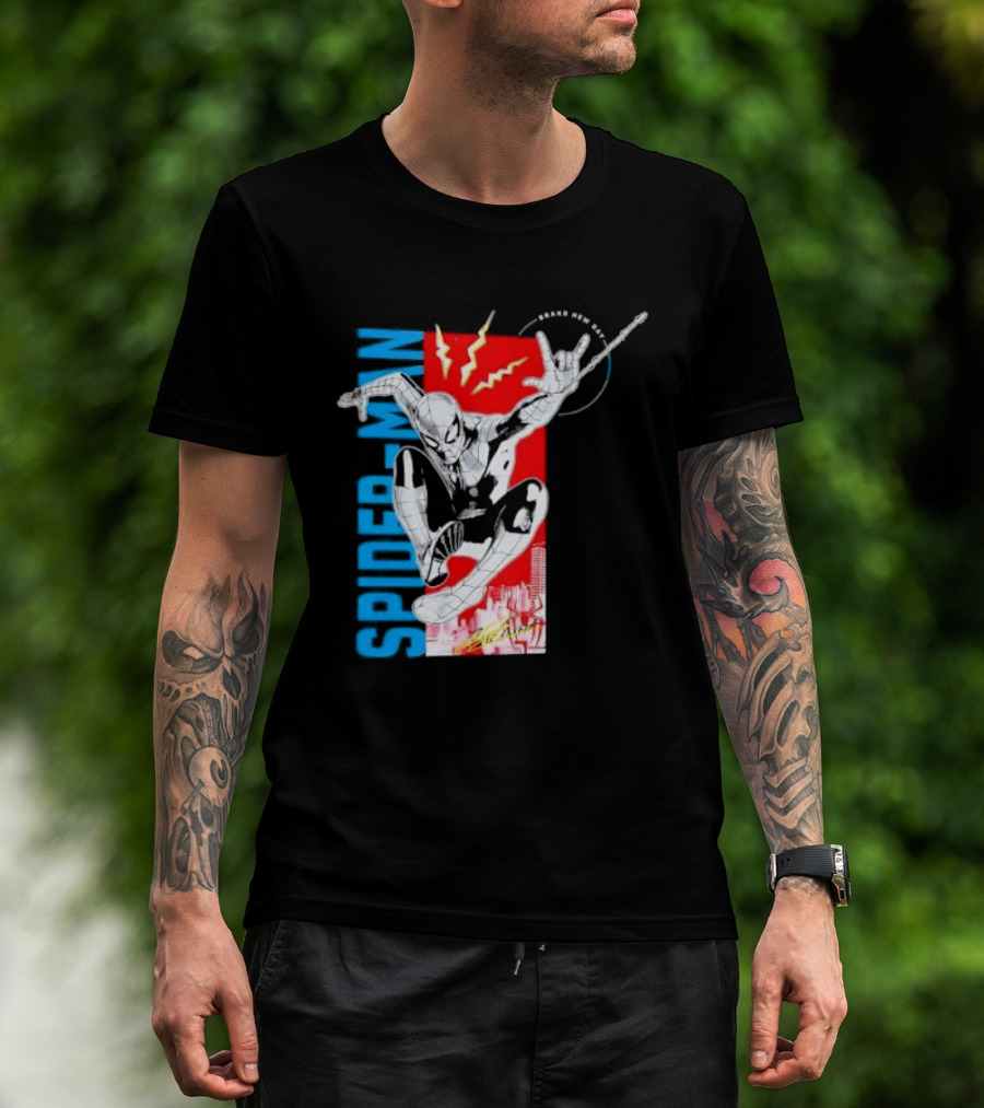 Spider Man Web Slinging Marvel Universe Brand New Day T-Shirt