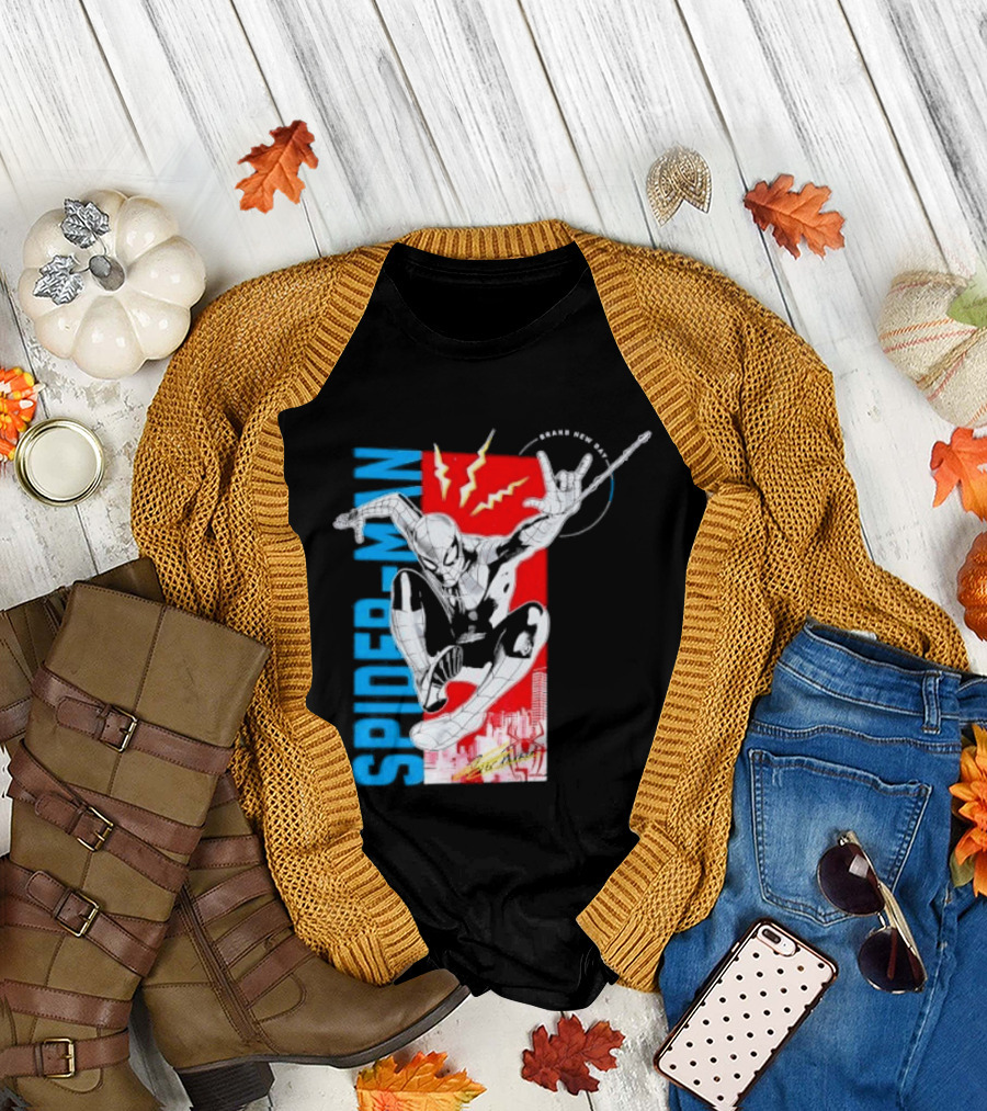 Spider Man Web Slinging Marvel Universe Brand New Day T-Shirt