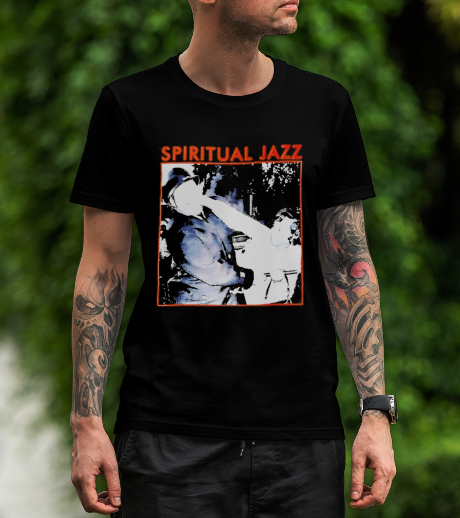 Spiritual Jazz Horn Player Watercolor T-Shirt