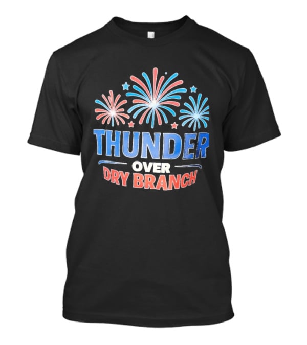 Thunder Over Dry Branch Fireworks Celebration Stars T-Shirt