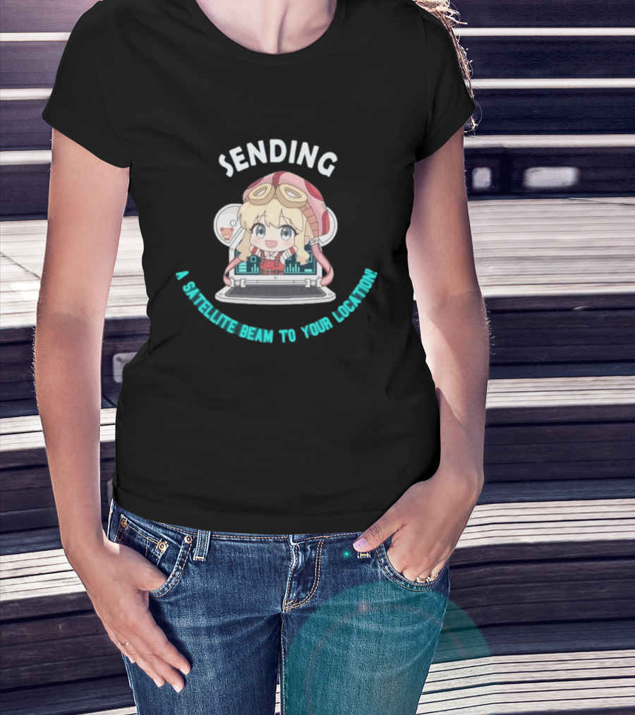 Tita Russell Sending A Satellite Beam To Your Location T-Shirt