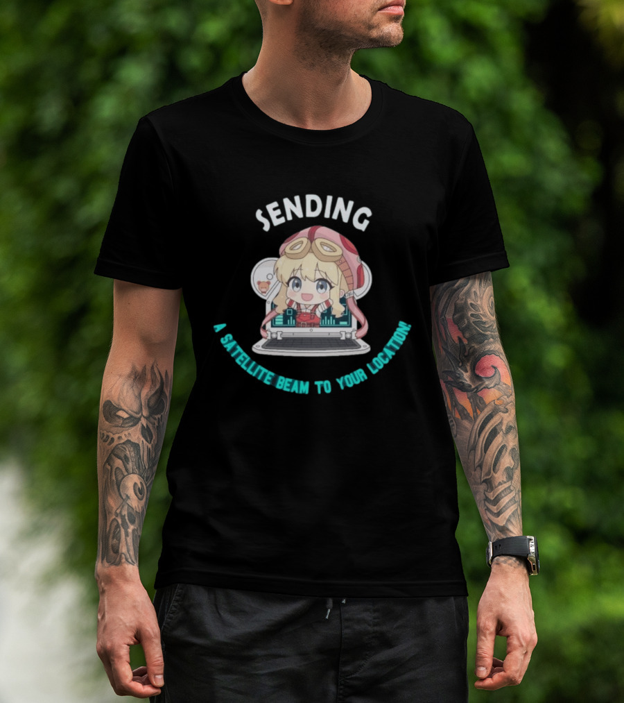 Tita Russell Sending A Satellite Beam To Your Location T-Shirt