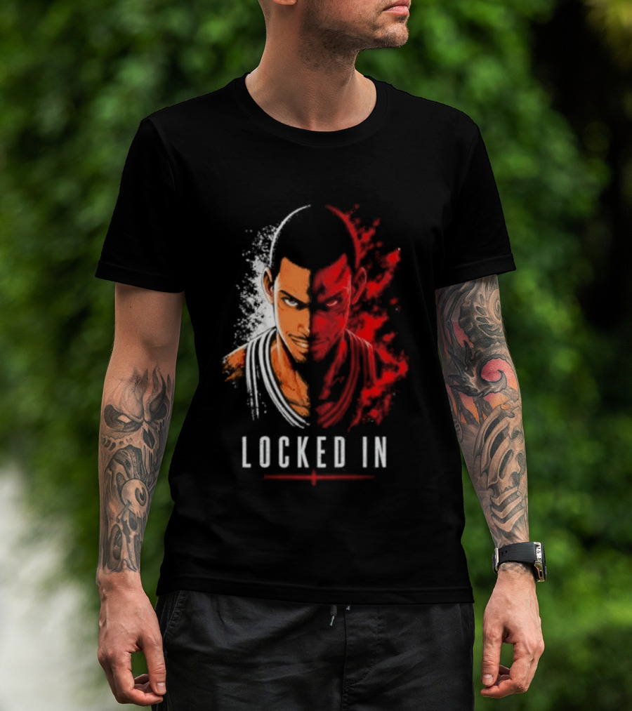 Victor Wembanyama Locked In Spurs Basketball Dual Color T-Shirt
