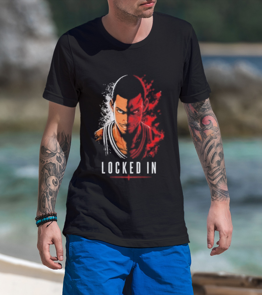 Victor Wembanyama Locked In Spurs Basketball Dual Color T-Shirt