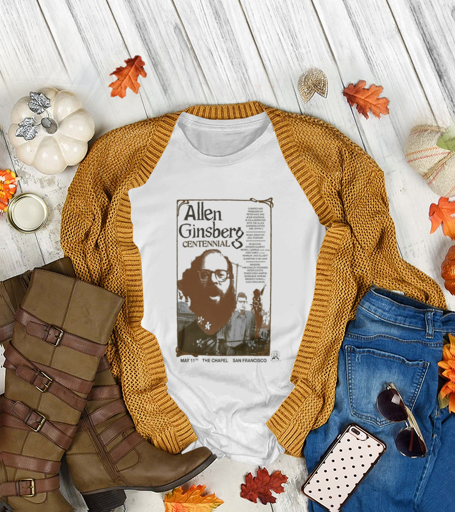 Allen Ginsberg Centennial May 11 2026 The Chapel San Francisco Event T-Shirt