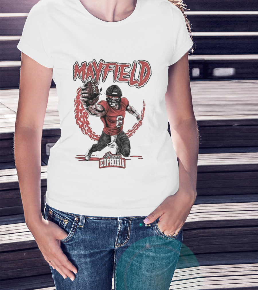 Mayfield Oklahoma Fire Cannon Football T-Shirt