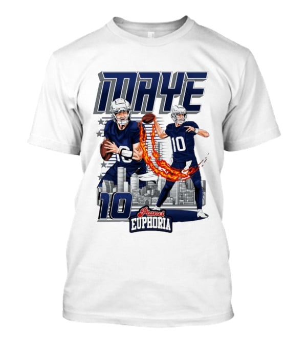 Maye 10 City's Hope Planet Euphoria Football Quarterback T-Shirt