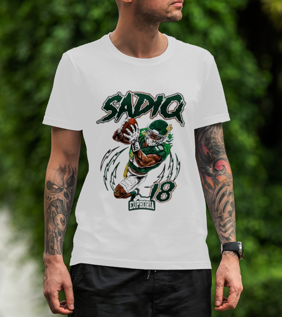 Sadiq Euphoria Football Catch 18 T-Shirt