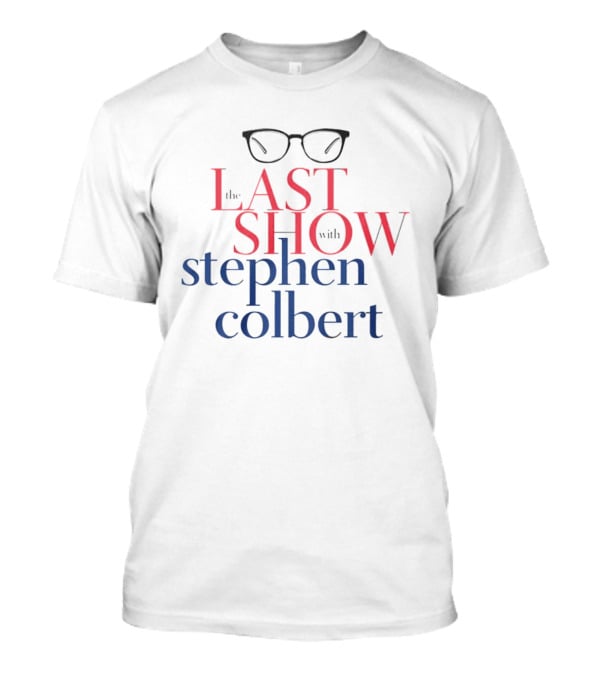 The Last Show With Stephen Colbert Glasses T-Shirt
