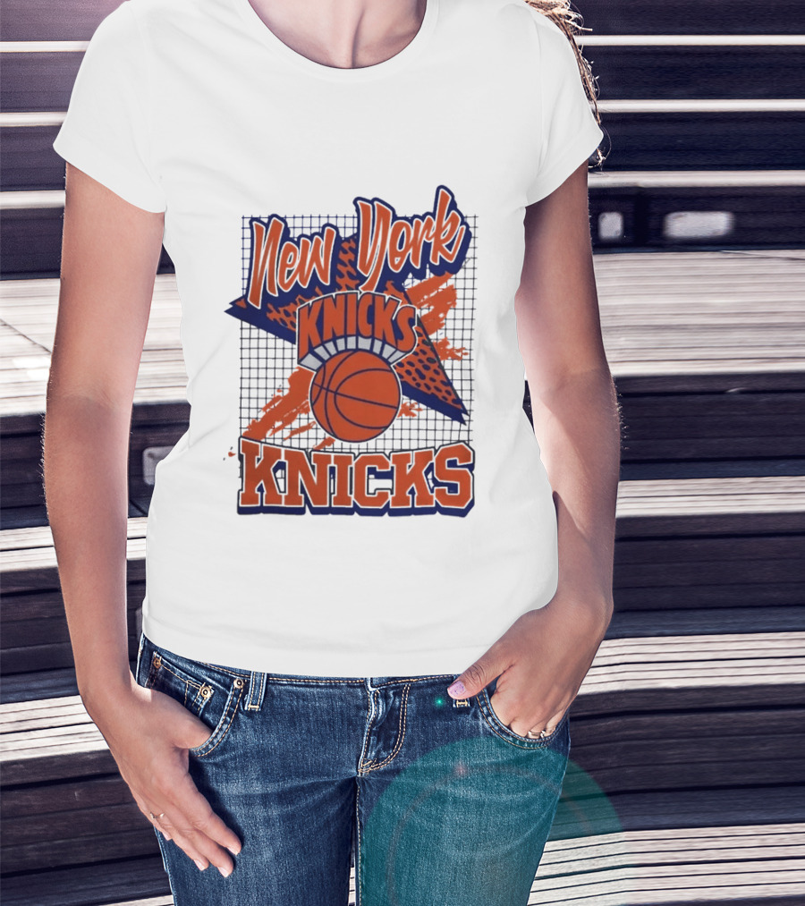 New York Knicks Hardwood Classics Vintage Basketball T-Shirt