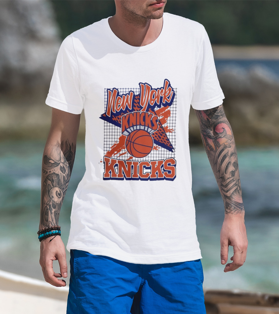 New York Knicks Hardwood Classics Vintage Basketball T-Shirt
