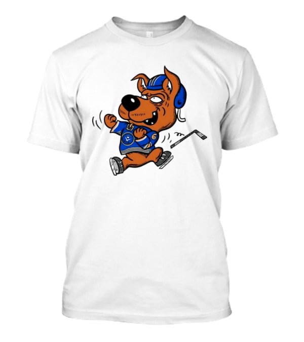 Scrappy Doo Buffalo Sabres Hockey Cartoon T-Shirt