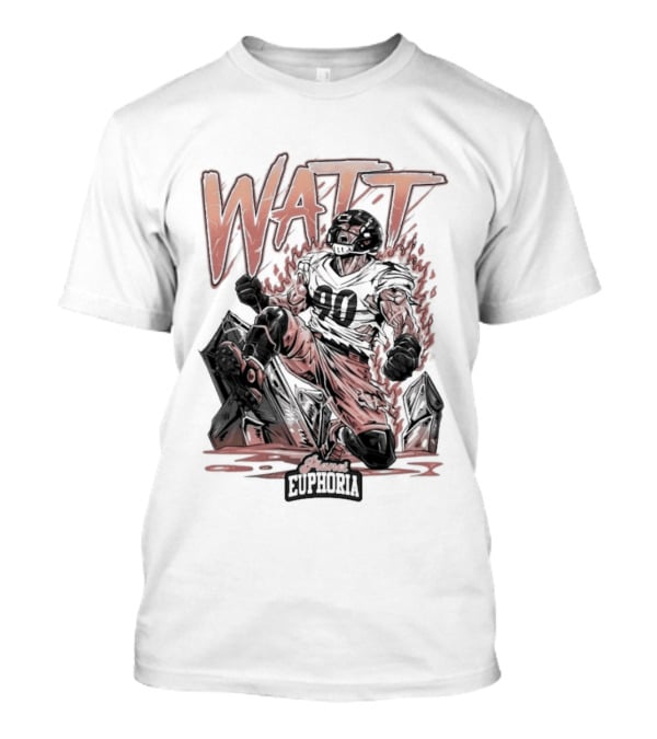 Watt Unstoppable Roar Number 90 Euphoria T-Shirt