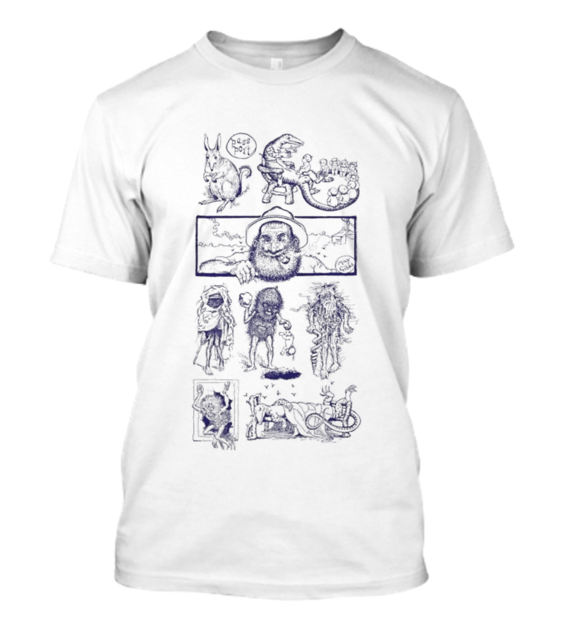 Pass Port May Gibbs Bush Friends T-Shirt