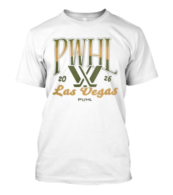 PWHL 2026 Las Vegas Hockey Essentials T-Shirt
