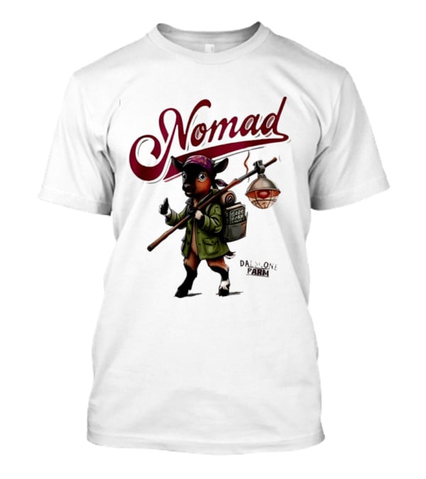 Dalscone Nomad Adventurous Goat Trekker With Lantern T-Shirt
