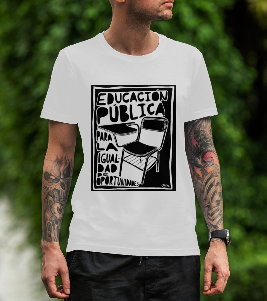 Educación Pública Para La Igualdad De Oportunidades Escolaridad Inclusiva T-Shirt
