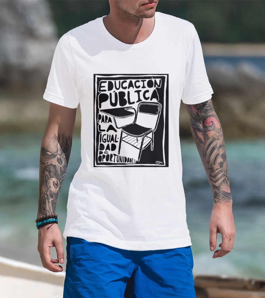 Educación Pública Para La Igualdad De Oportunidades Escolaridad Inclusiva T-Shirt