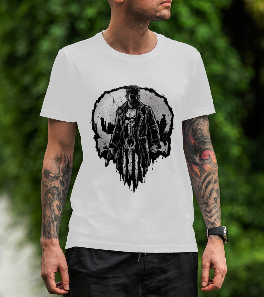 He Who Punishes Skull Emblem Marvel Comics T-Shirt