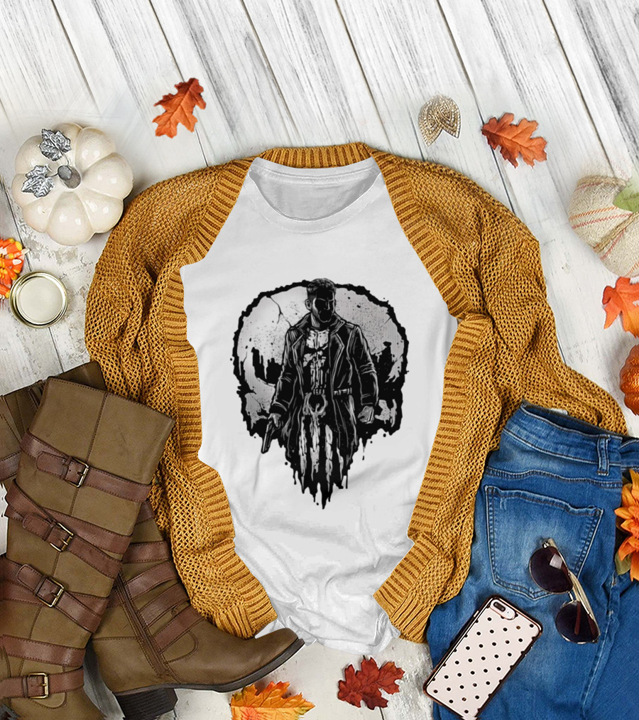 He Who Punishes Skull Emblem Marvel Comics T-Shirt