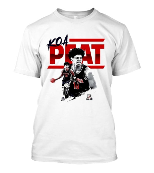 Koa Peat Arizona 10 Wildcats Basketball T-Shirt