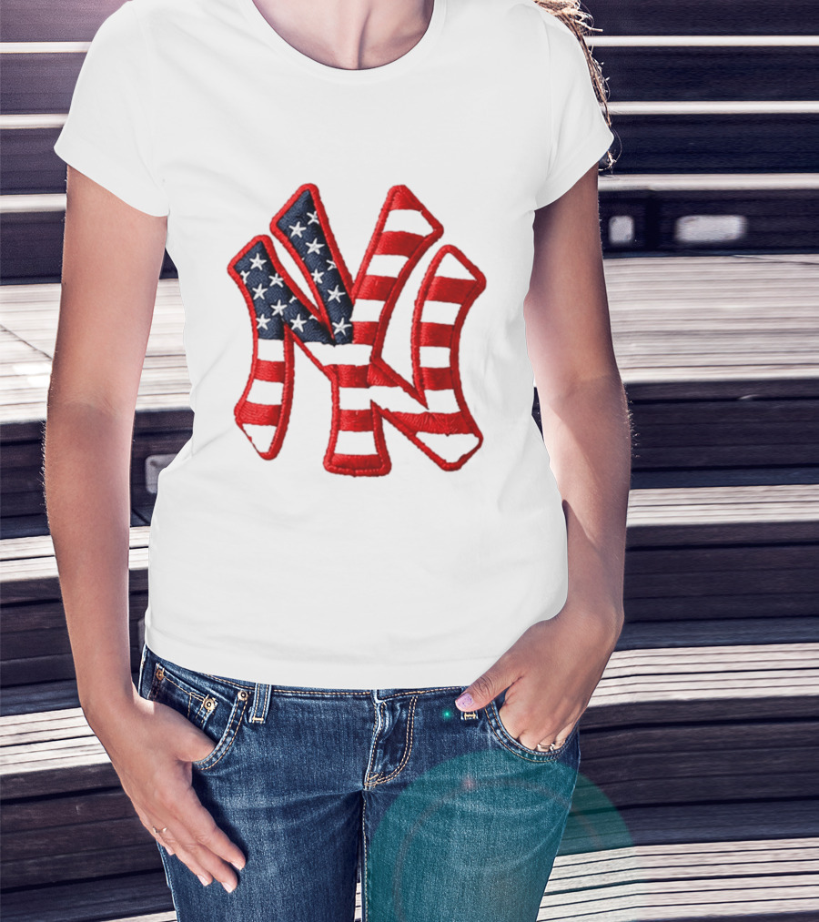 Yankees 4th Of July Stars And Stripes NY 2026 Giveaway T-Shirt