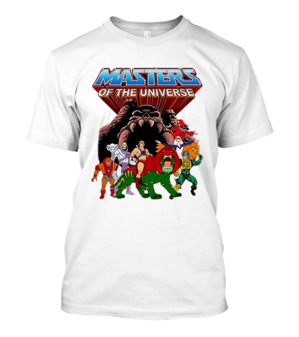 Masters Of The Universe He Man Skeletor Battle Cat Teela Beast Man Man At Arms Orko Animation Characters T-Shirt
