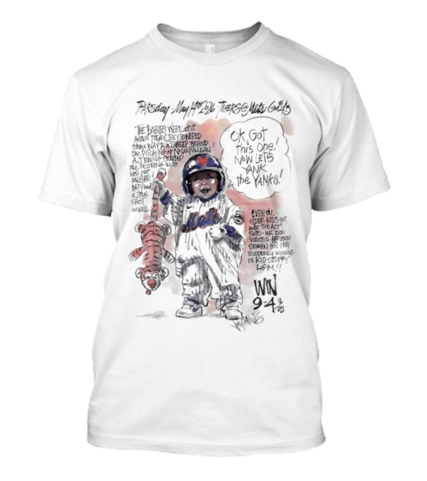 Mets Beat Tigers Game 2 Ok Got This One Now Let's Yank The Yanks T-Shirt