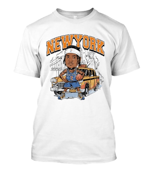 New York Knicks Deuce Taxi Miles McBride 2 Basketball Player T-Shirt