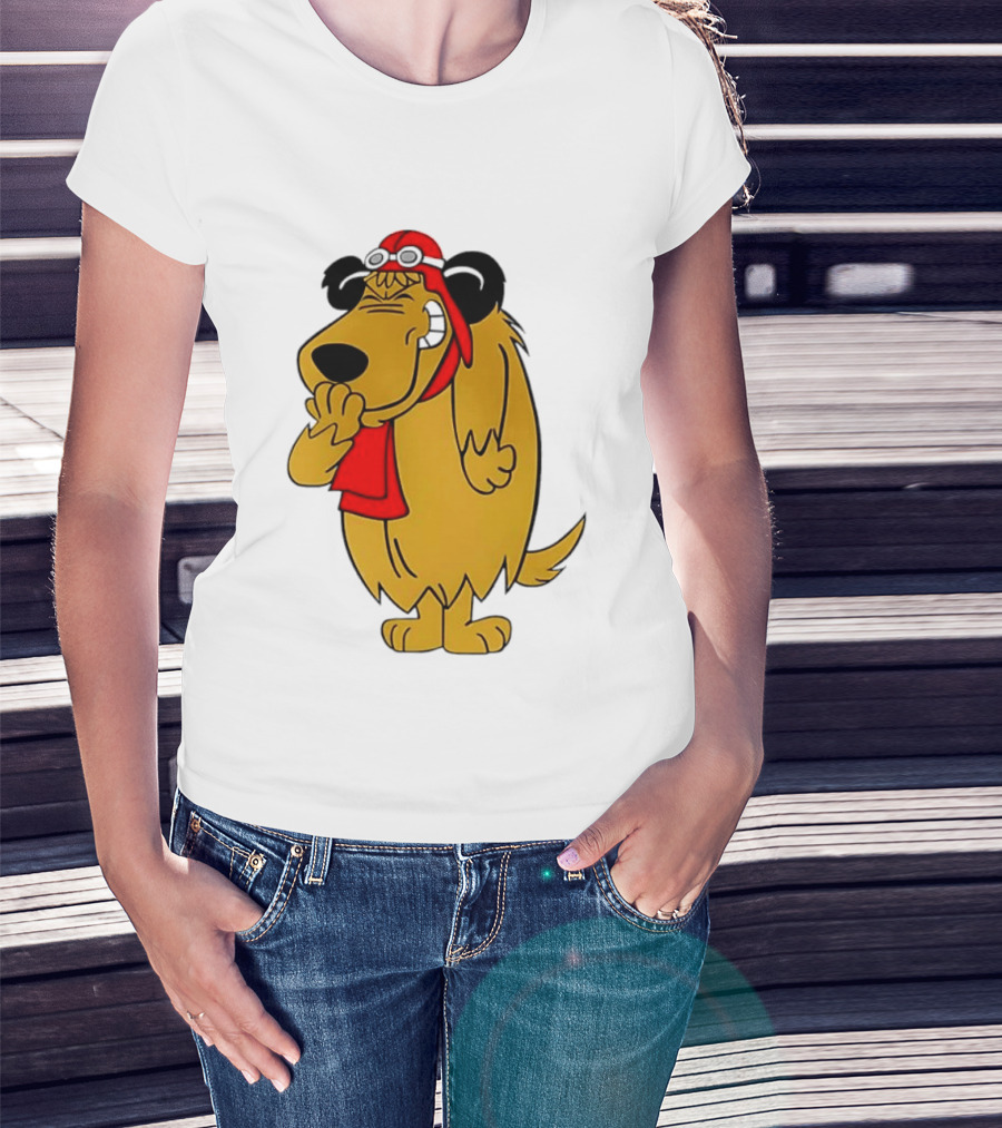 Muttley Dog Wacky Races Cartoon T-Shirt