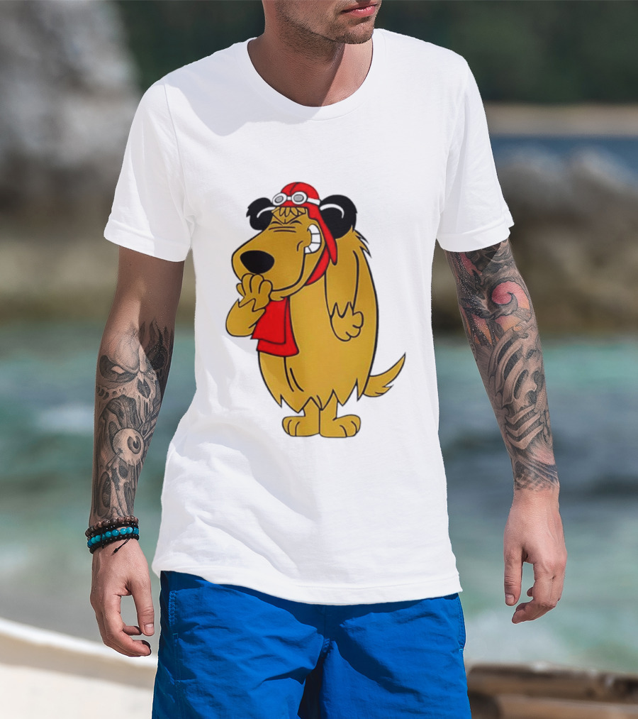 Muttley Dog Wacky Races Cartoon T-Shirt