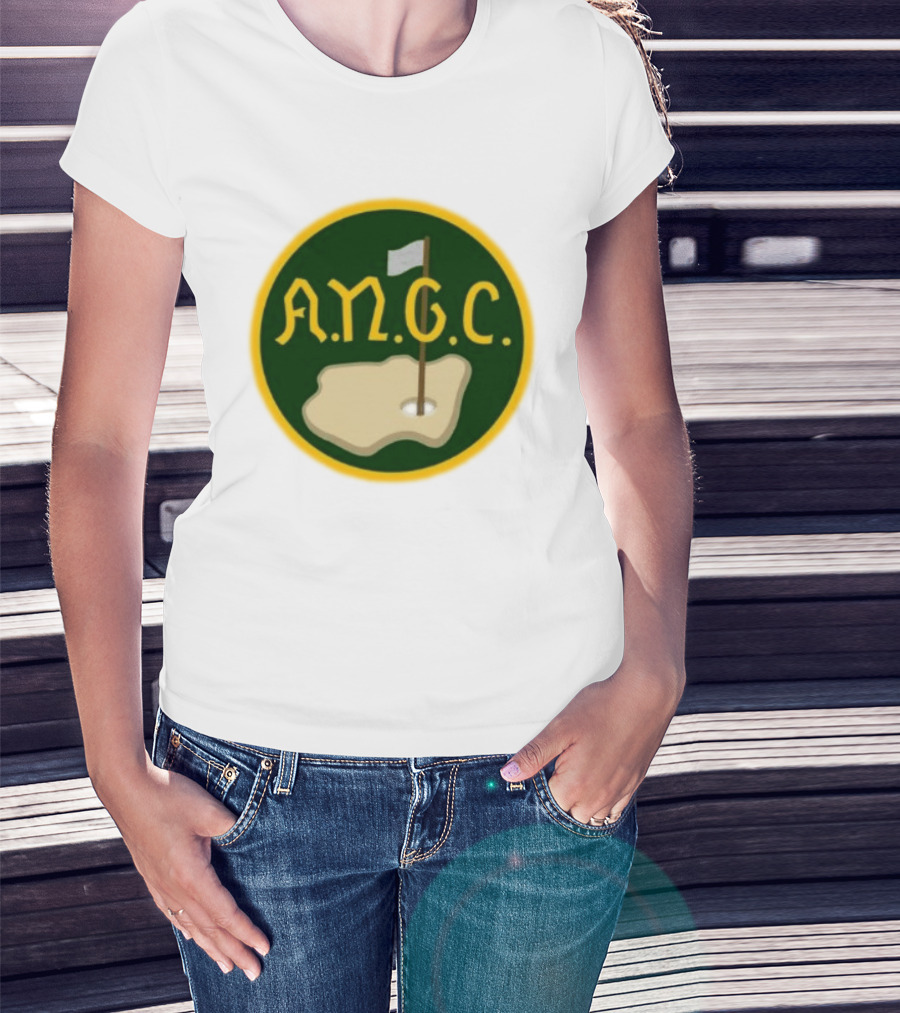 Cameron Young ANGC Golf Emblem Circular Crest T-Shirt