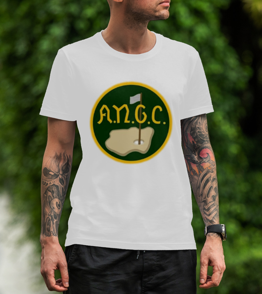 Cameron Young ANGC Golf Emblem Circular Crest T-Shirt