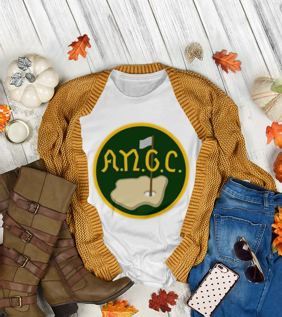 Cameron Young ANGC Golf Emblem Circular Crest T-Shirt
