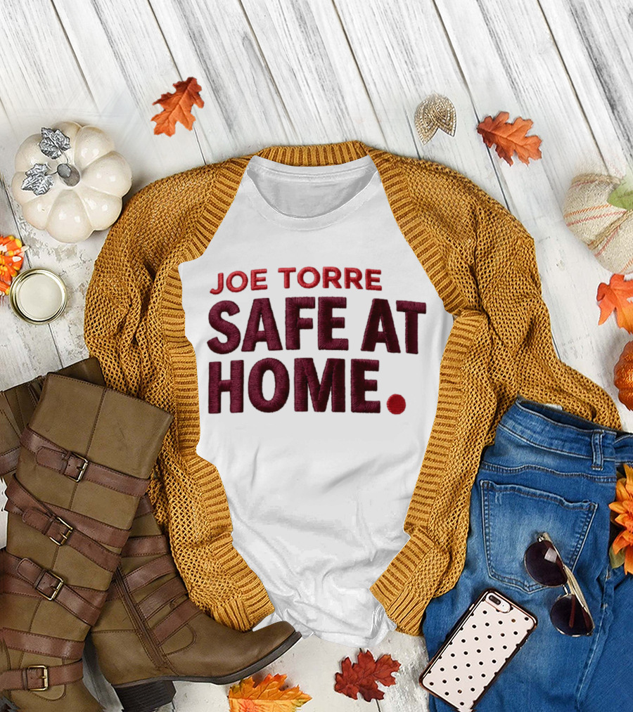 Joe Torre Safe at Home Dodgers Hat T-Shirt