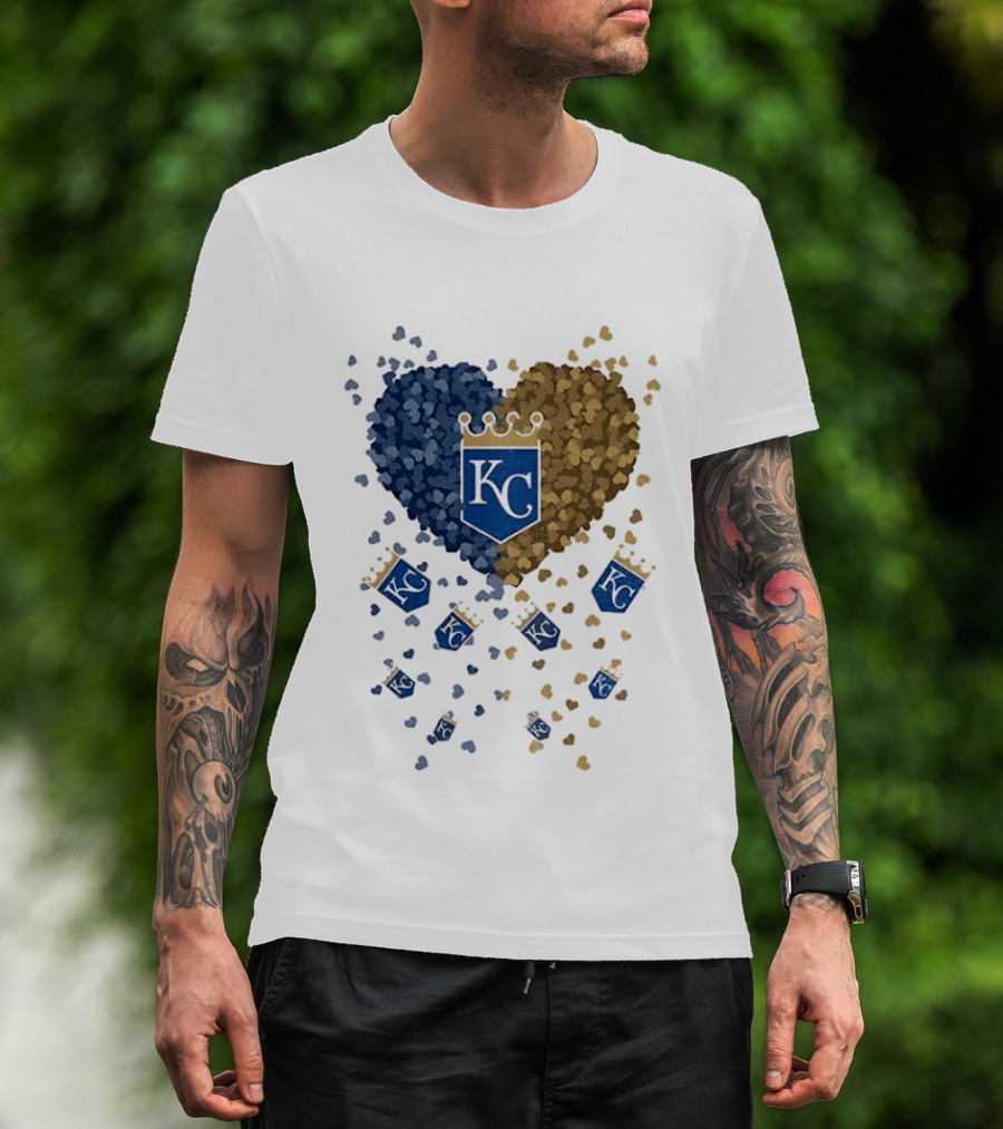 Kansas City Royals Heart KC Emblem MLB 2026 T-Shirt