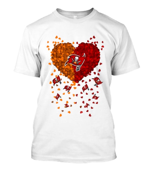 Heart Tampa Bay Buccaneers Football 2026 Iconic Team Spirit T-Shirt