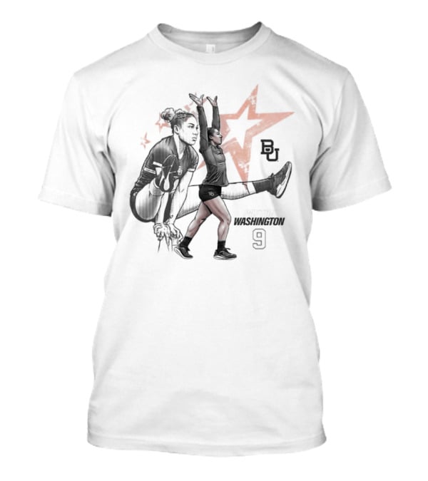 Payton Washington 9 Baylor Acrobatics And Tumbling BU Star T-Shirt