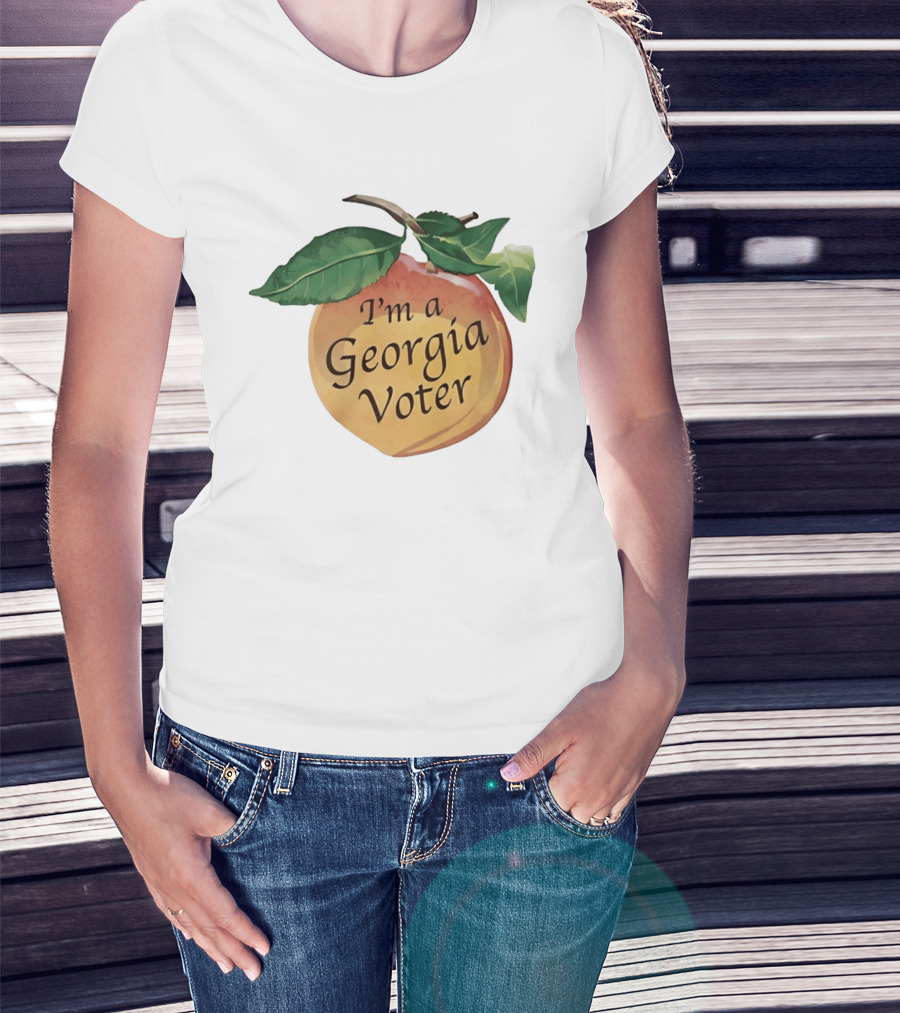 I'm A Georgia Voter Peach T-Shirt