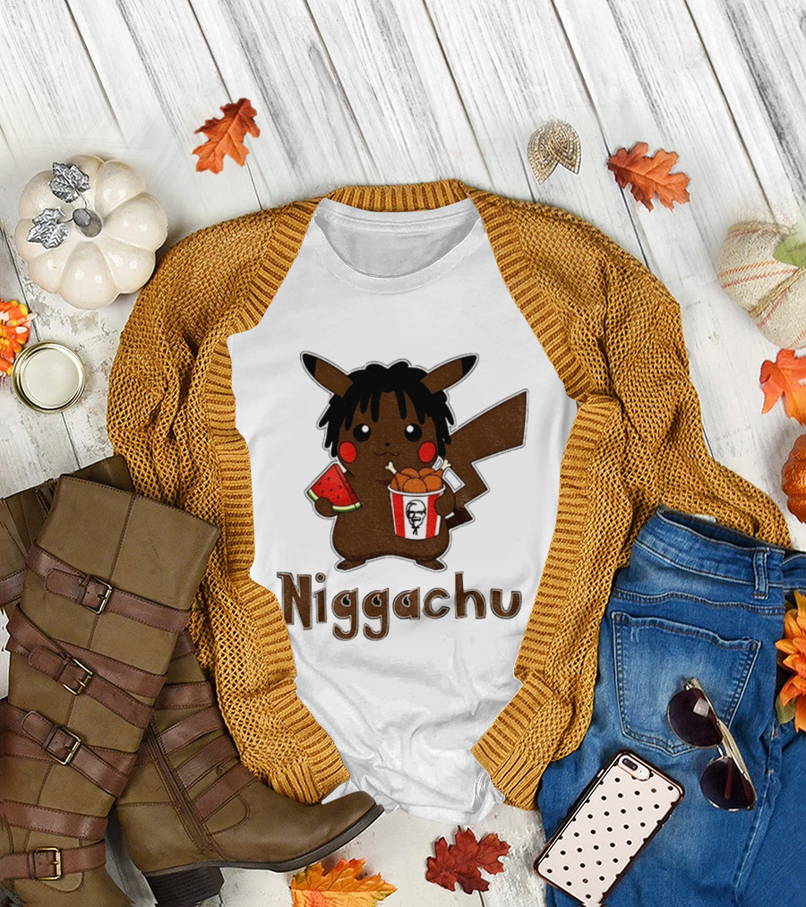 Pikachu x Nigga Niggachu KFC meme T-Shirt